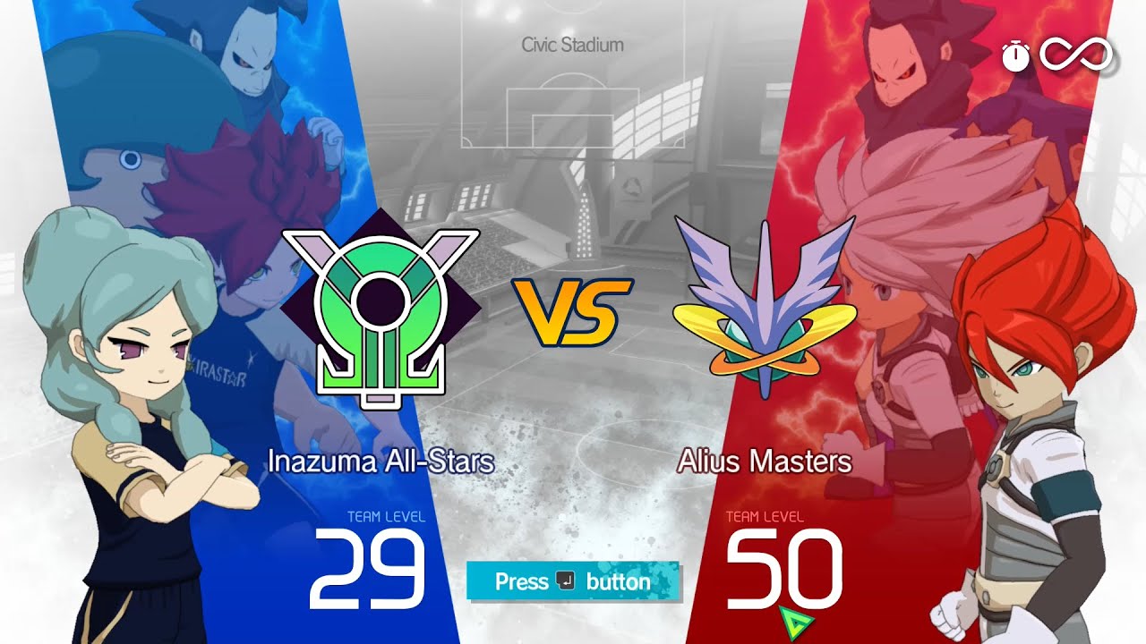 LEVEL 50 Alius Masters Gameplay 26 Inazuma Eleven Victory Road Worldwide Beta Test Demo