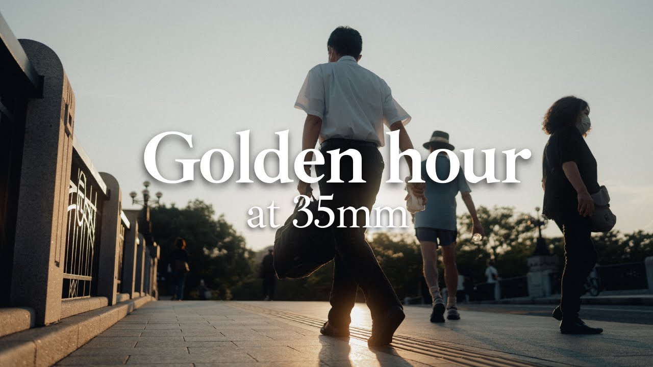 Relaxing GOLDEN HOUR street photography POV in Japan / Hands on Sony A7IV Sigma 35mm f/1.4 DG DN