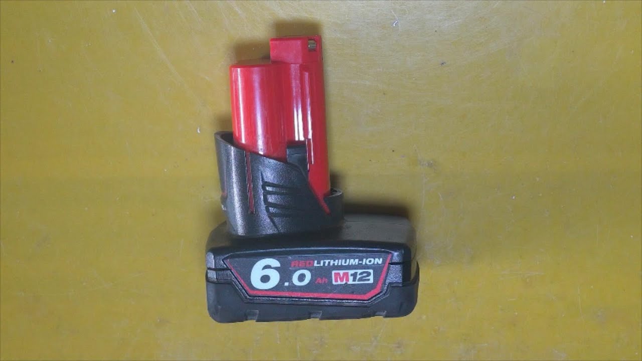 100块网购一个美沃奇M12V6.0A锂电池 拆开后检测就后悔万分 太坑人太黑了 大家以后要小心了Milwaukee M12V6.0A lithium battery maintenance