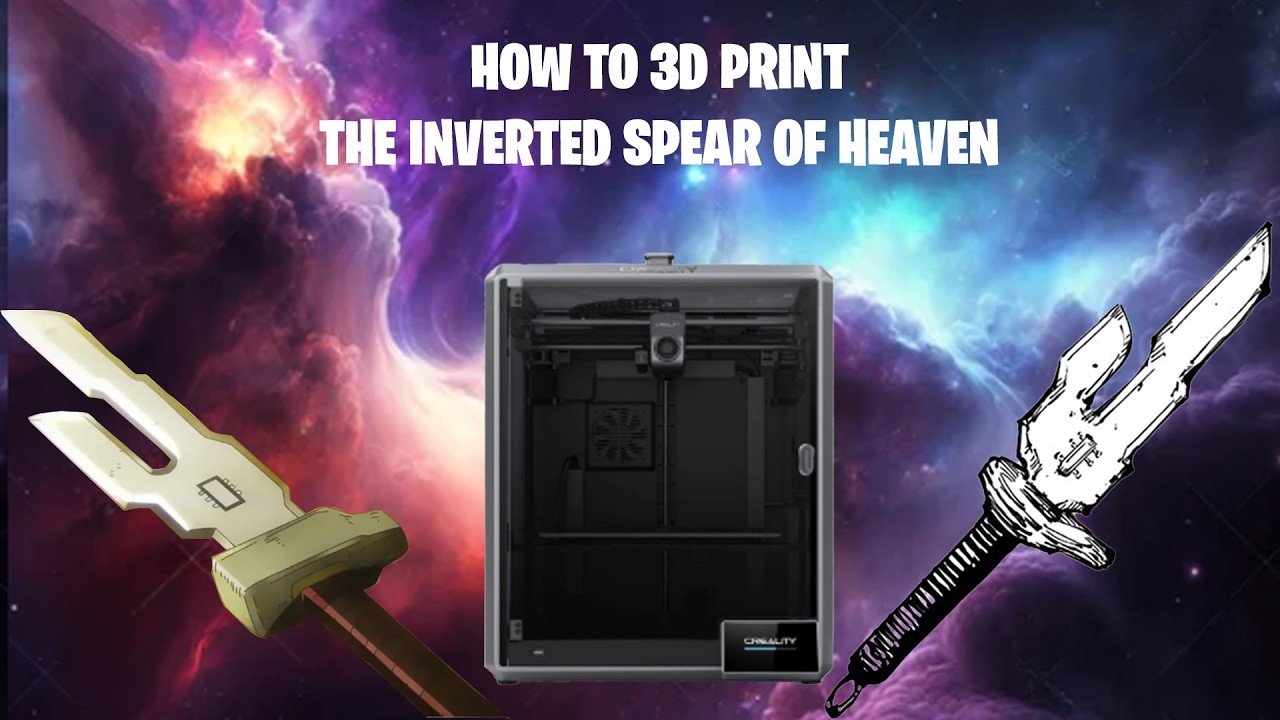 HOW TO 3D PRINT THE INVERTED SPEAR OF HEAVEN (JJK)