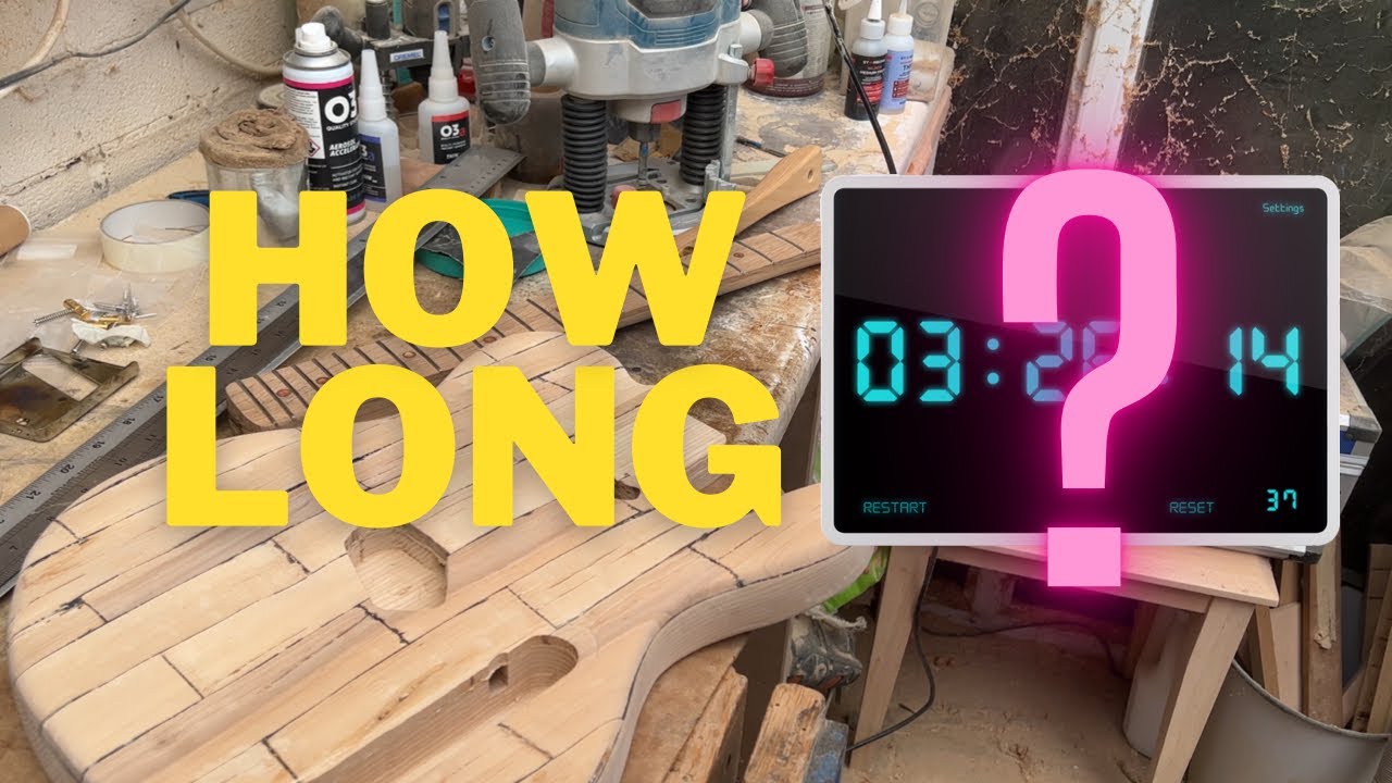 So how long does it take to build a guitar? Small workshop build