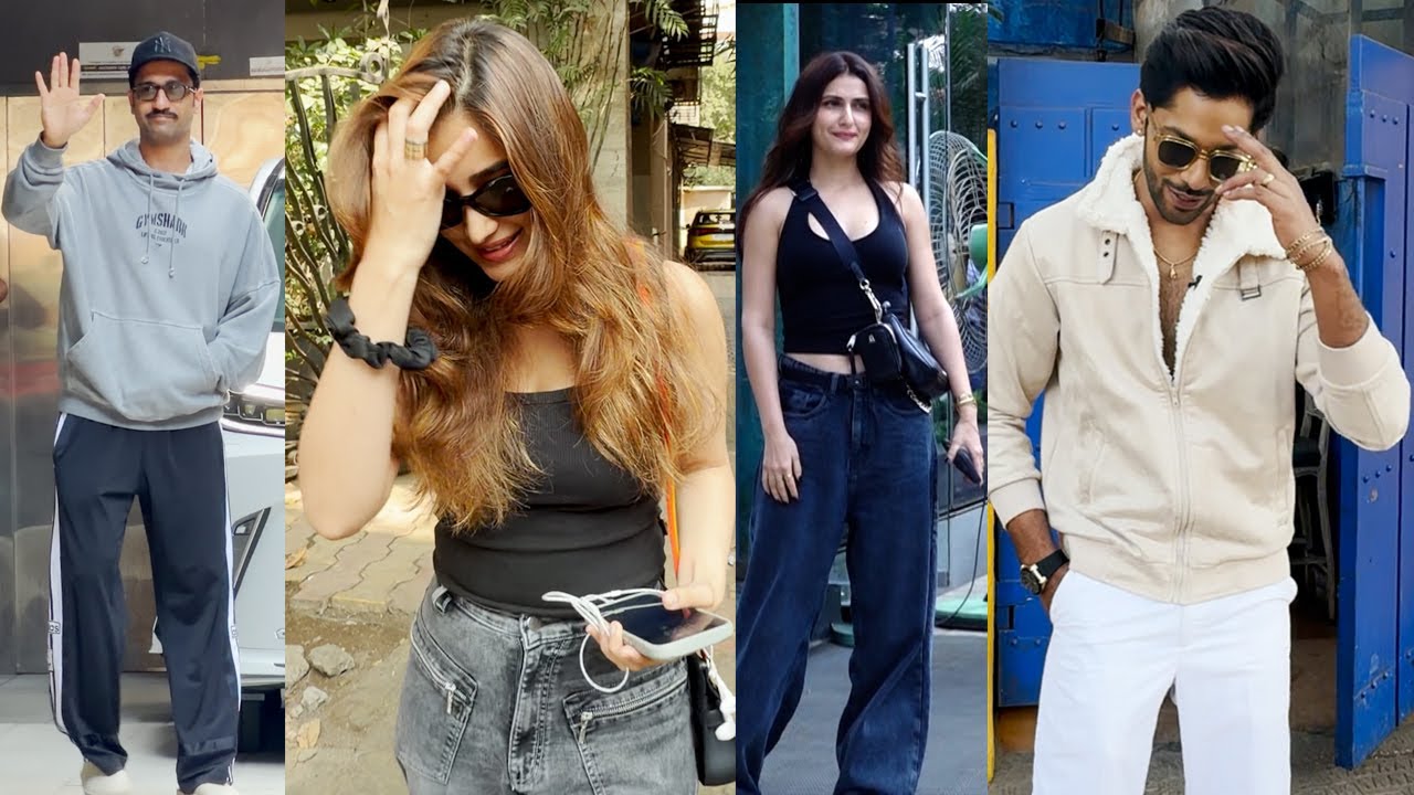 Rasha Thadani, Vicky Kaushal, Baseer Ali, Fatima Sana Shaikh Snapped At Bandra
