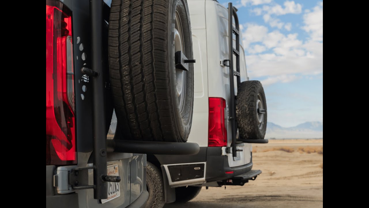 Sprinter Tire Carrier Ladder Installation Video