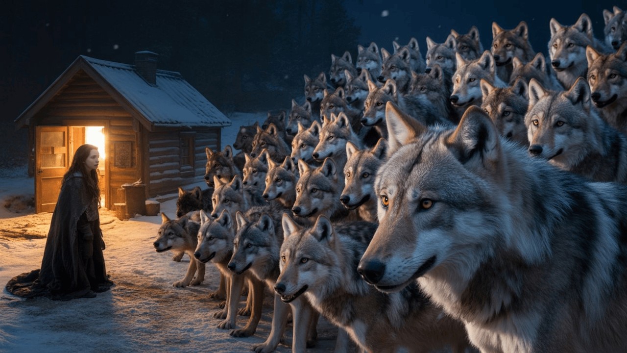 Omega Shelters 25 Freezing Wolves &mdash; Next Morning, The Alpha King's ARMY STOPS Outside Her Door