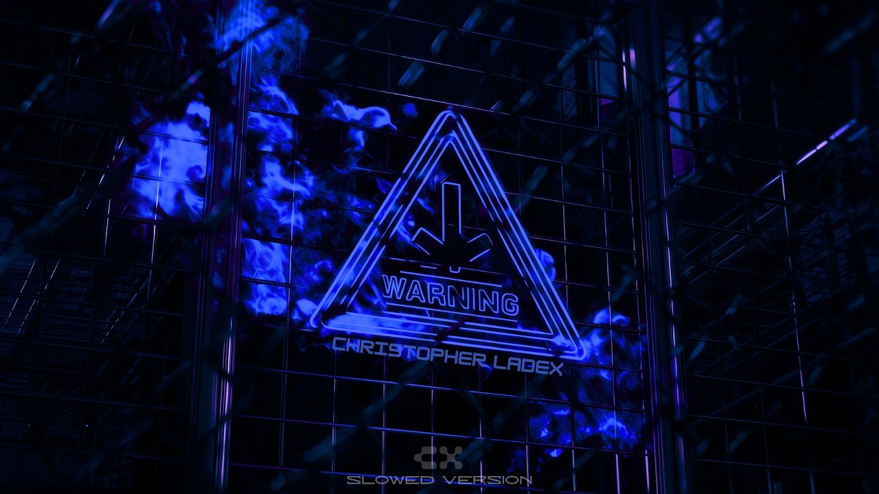 Christopher Ladex - WARNING (Slowed Version + Visualizer) [TikTok]