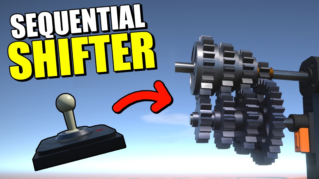 I Built a Sequential Shifter Using LOGIC in the NEW UPDATE!