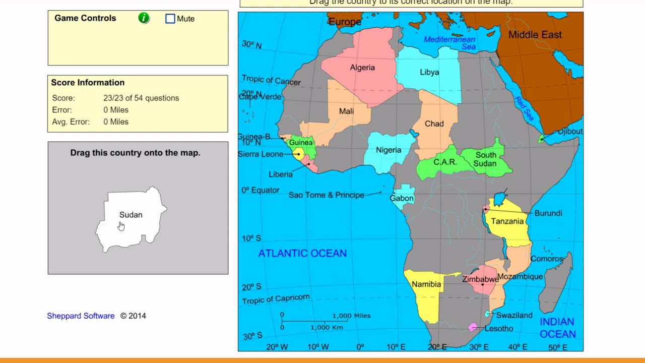 [SSG] Africa - Level 3 in 1:25