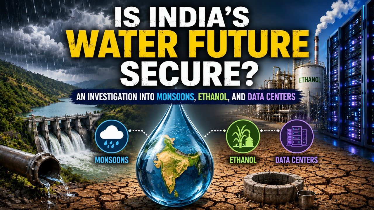 Is India's water future secure? An investigation into monsoons, ethanol, and data centers 