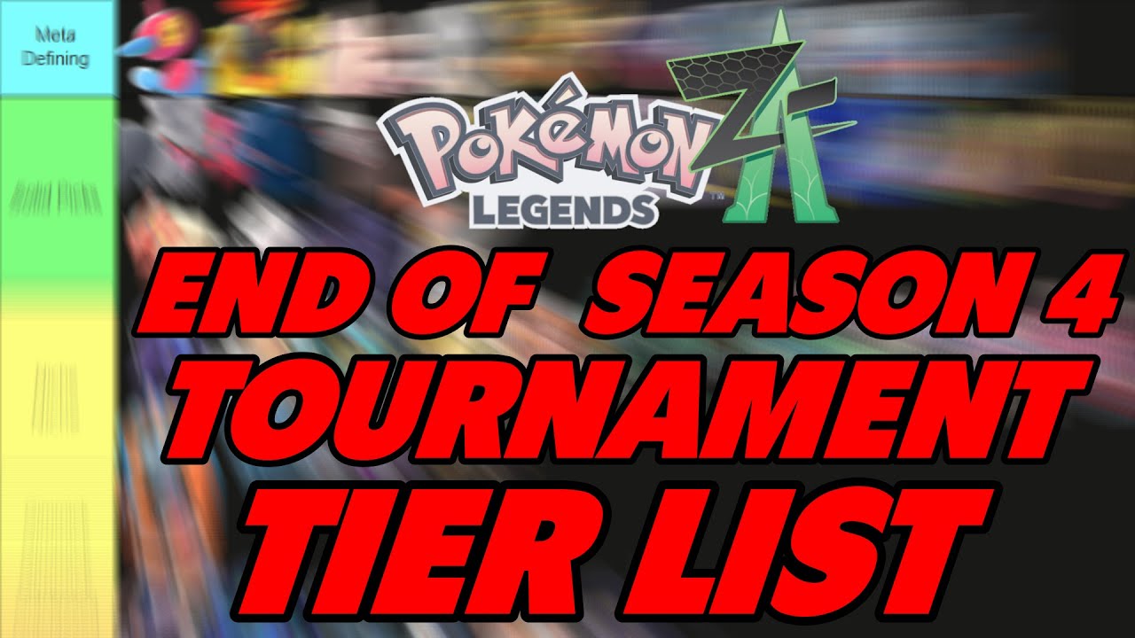 Season 4 Competitive Tier List | Pokémon Legends Z-A