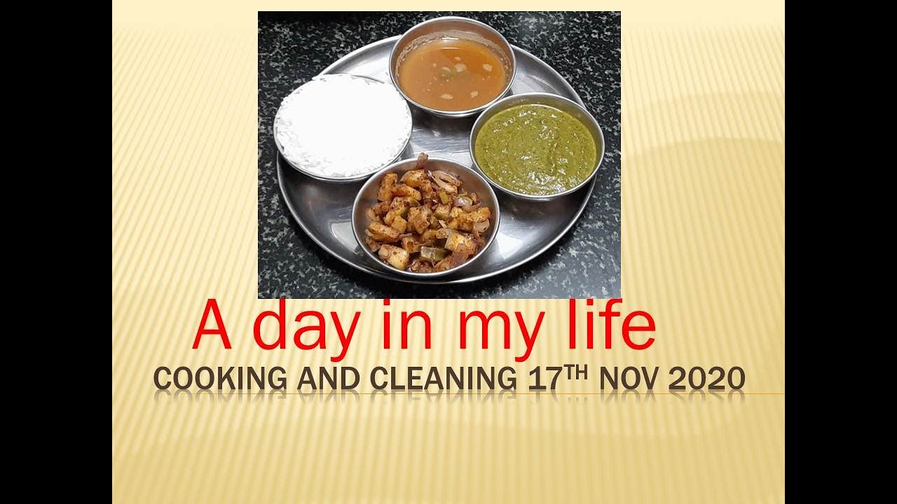 #DIML 17th Nov 2020 | Cooking and Cleaning | Healthy and balanced diet lunch | Easy lunch ideas vlog