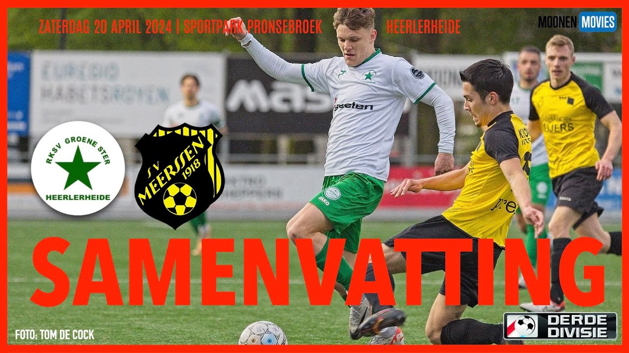 🔥 GROENE STER VERLIEST DE LIMBURGSE DERBY VAN SV MEERSSEN 🔥