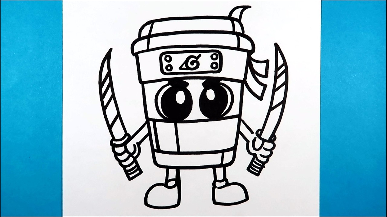 How to Draw Cappucino Asassino - Easy Cute Art