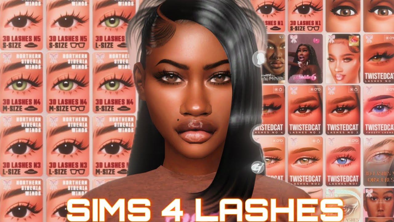 Must-Have Sims 4 Lashes ✨ | Best Custom Eyelashes CC (Free Download!)