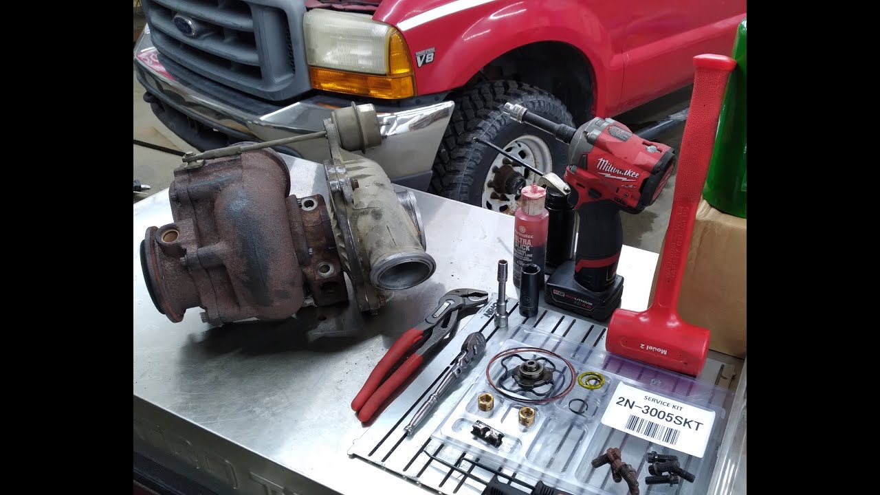 99-03 Ford 7.3 Powerstroke самостоятельная переборка турбины СЭКОНОМЬТЕ БОЛЬШИЕ ДЕНЬГИ