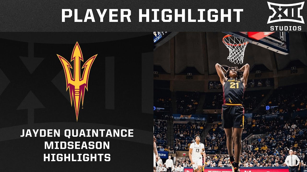 Jayden Quaintance Midseason Highlights | 2024-25 Big 12 Men's Basketball