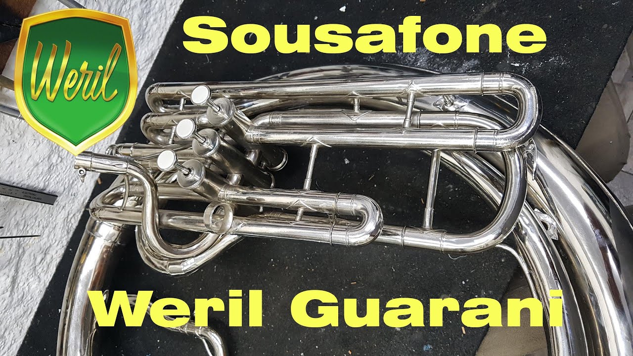 Sousafone - Restauração e banho de níquel
