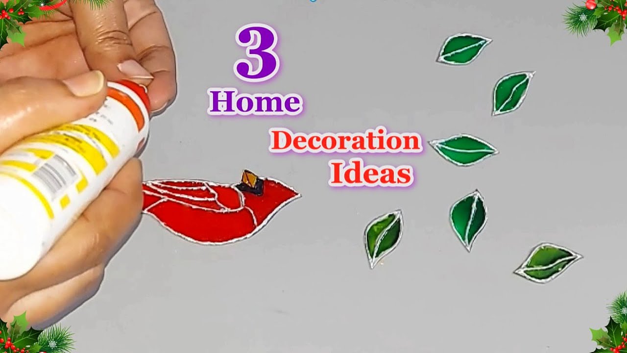 3 Low Cost Home decoration idea from Simple materials | DIY Easy home Decor idea