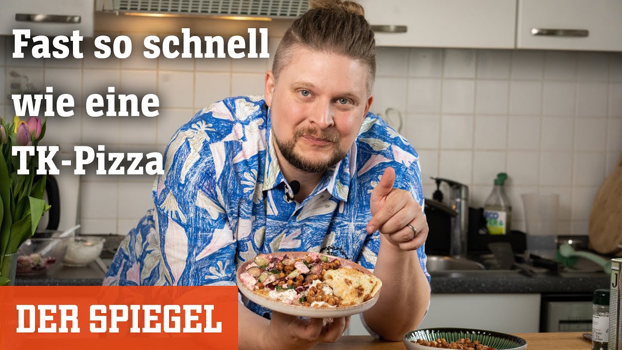 Kochshow ohne Kohle: Schnelles Pfannenbrot mit Feta-Dip und Immer-Frisch-Salat für 2 Euro
