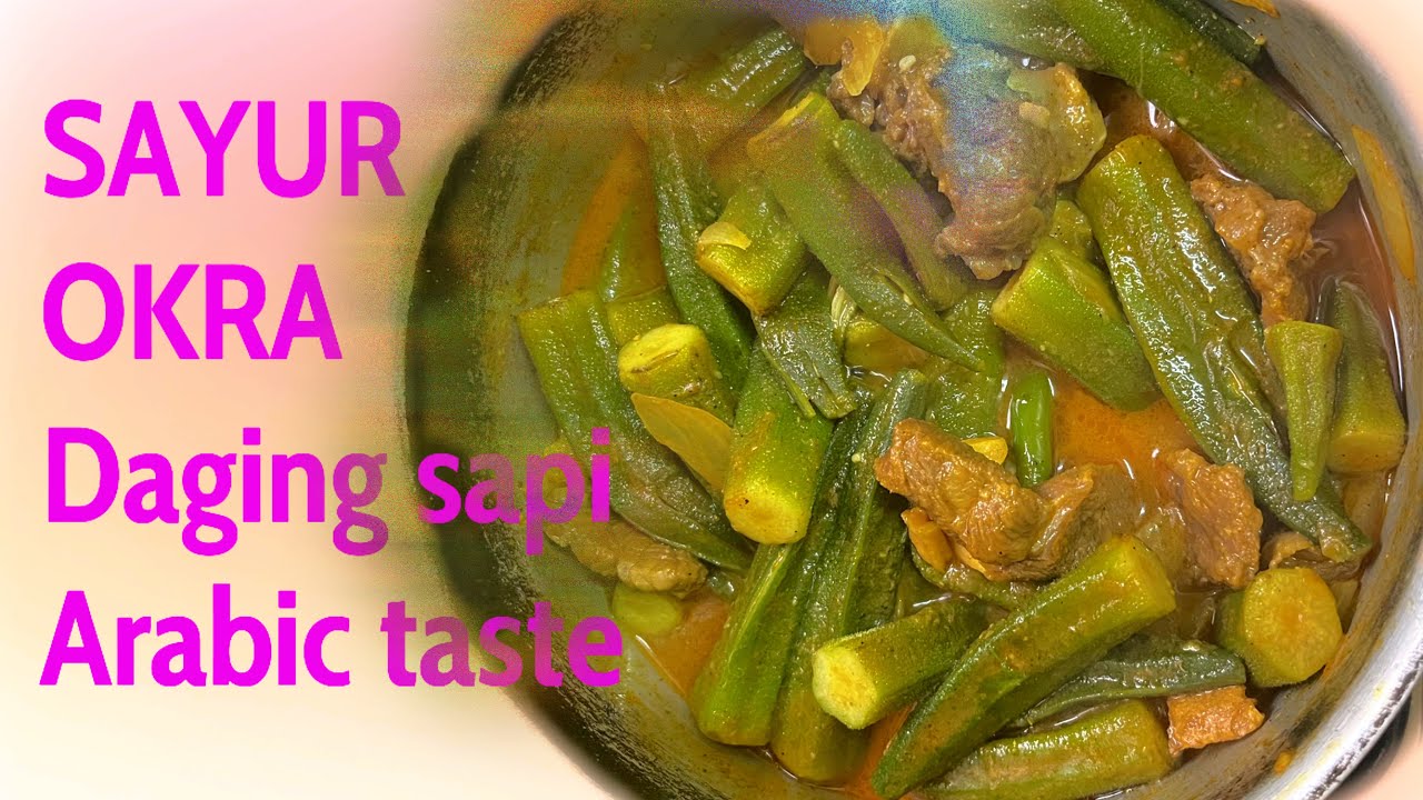 Okra/Bamia Resep arabic #arabicrecipe #okrasoup #bamia #cookingchannel #resep #arabicfoods
