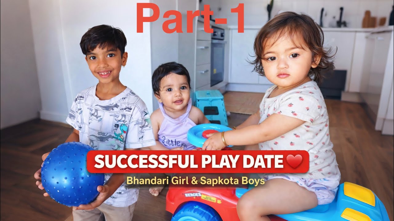 Kids play date - Bhandari girl and sapkota boys here ladies and gentlemen. 