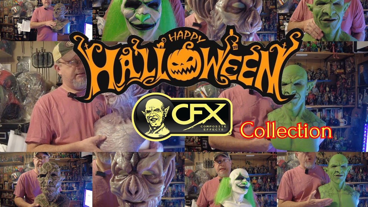 CFX Composite Effects Silicone Mask Collection | Happy Halloween 2023