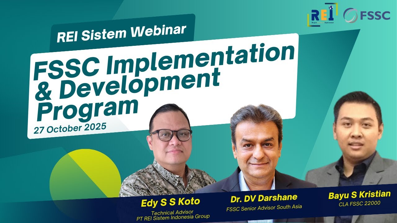 REI Sistem Webinar #2 Collaboration REI Sistem Indonesia Group x FSSC Foundation