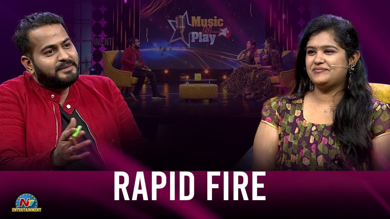 Rapid Fire With Sahithi Chaganti | Music N Play | NTV ENT