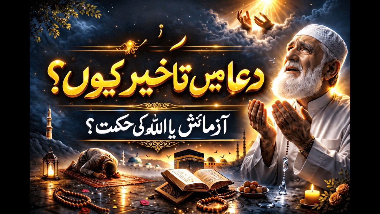 Dua mein takheer kyun? Aazmaish saza nahi, tarbiyat hai | Allah aazmata q hai? Takheer ke pichy raaz