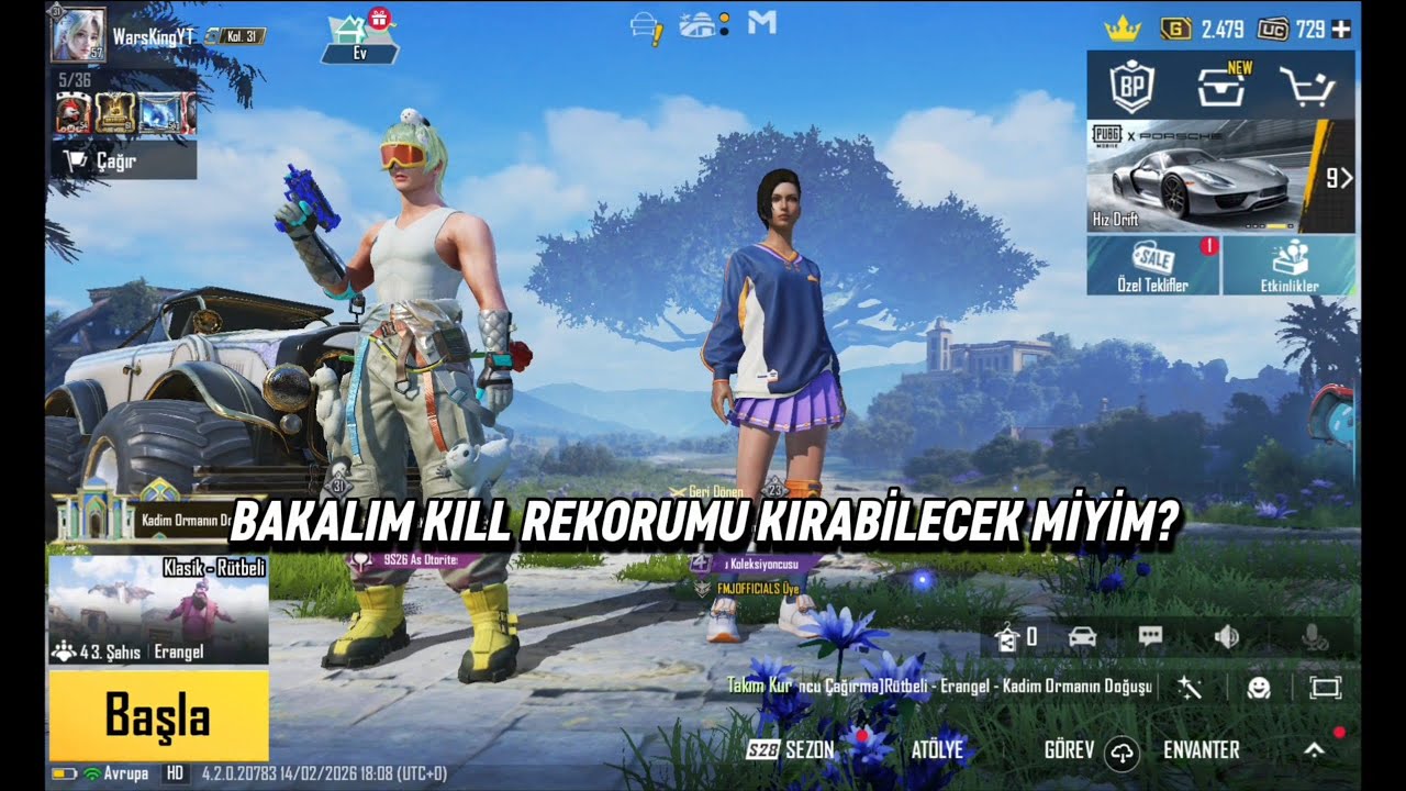 #pubgmobile Bakalım kill rekorumu kırabilecek miyim? Sizin rekorunuz kaç? 