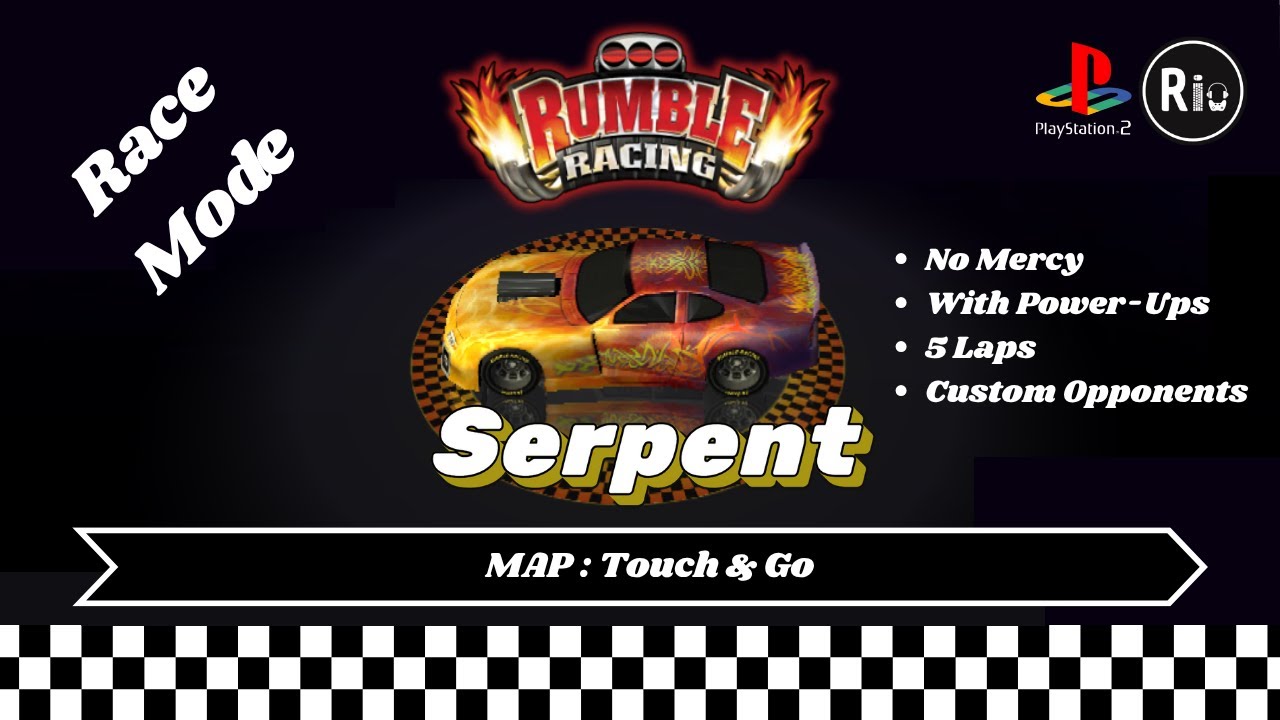 Rumble Racing PS2 Gameplay | Serpent (Pro) – Touch & Go (No Mercy + Power-Ups) | Request #28