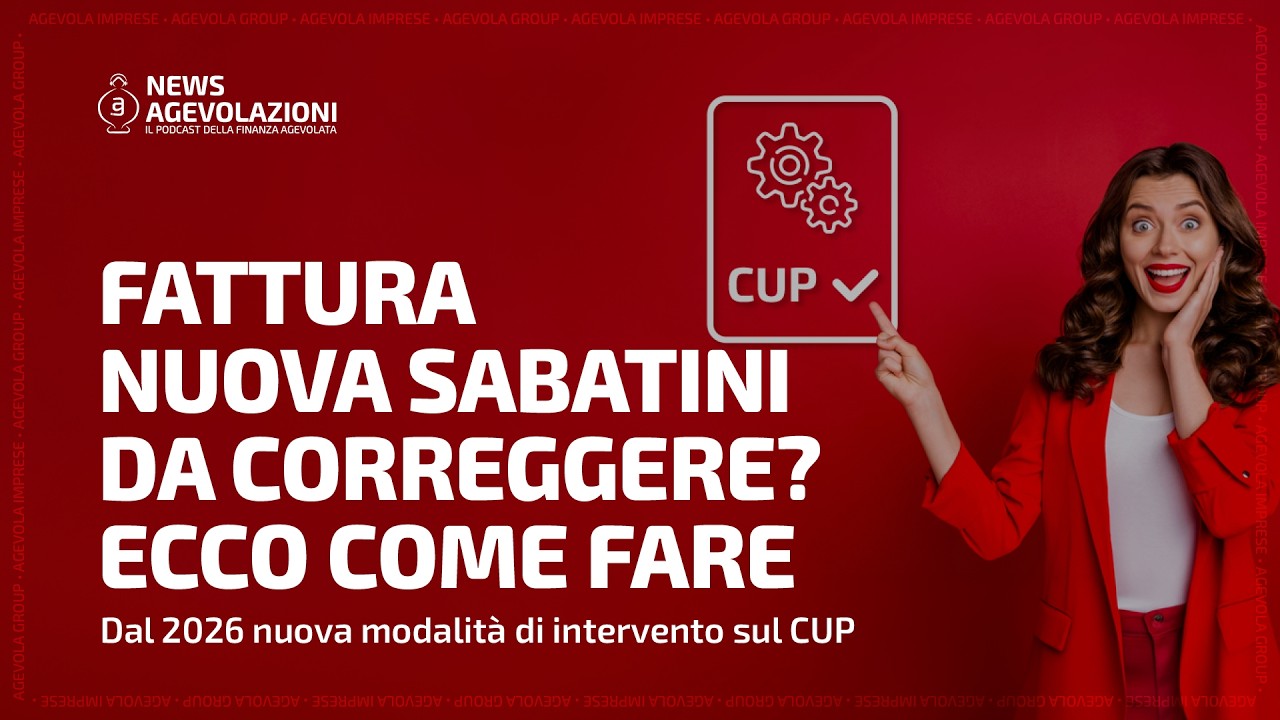Fattura Nuova Sabatini da correggere? Ecco come fare