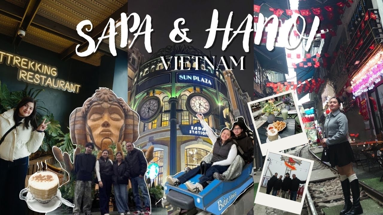 Winter in Hanoi & Sapa, Vietnam🇻🇳 (Alpine Coaster, Moana Cafe, CatCat Village)🎢☕️