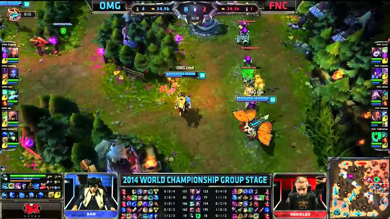 OMG vs Fnatic | D6G4 | Season 4 World Championship 2014