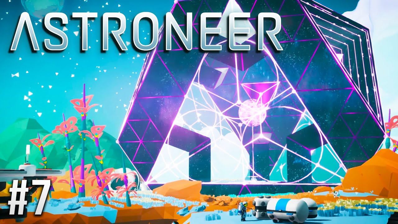 ASTRONEER Multiplayer - Ep 7 - Opening THE BEACON!