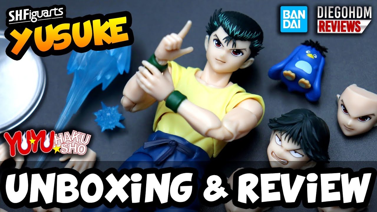 YUSUKE SH Figuarts Yu Yu Hakusho Unboxing e Review BR