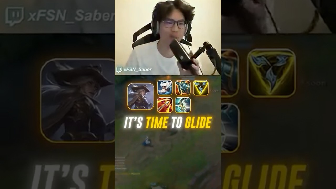 Saber's High Elo Trinity Ashe Build can GLIDE