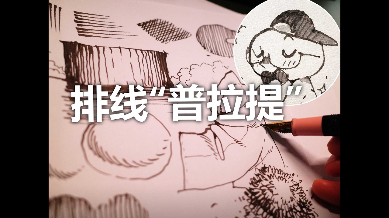 超爽画画健身操-排线奥义（初段关卡）【怎么线条素描】|5 Min Drawing Pilates-Hatching Cardio