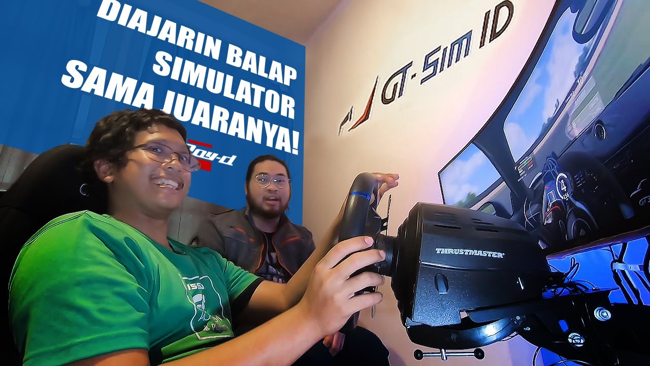 Diajarin Balap Simulator sama Ramstig (Juara Asia dari Indonesia) !
