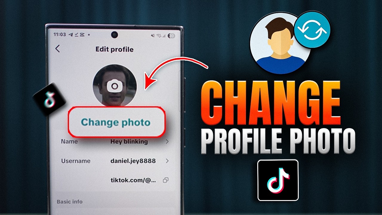 Быстро меняйте фотографию профиля в TikTok | Легко обновляйте свою фотографию профиля