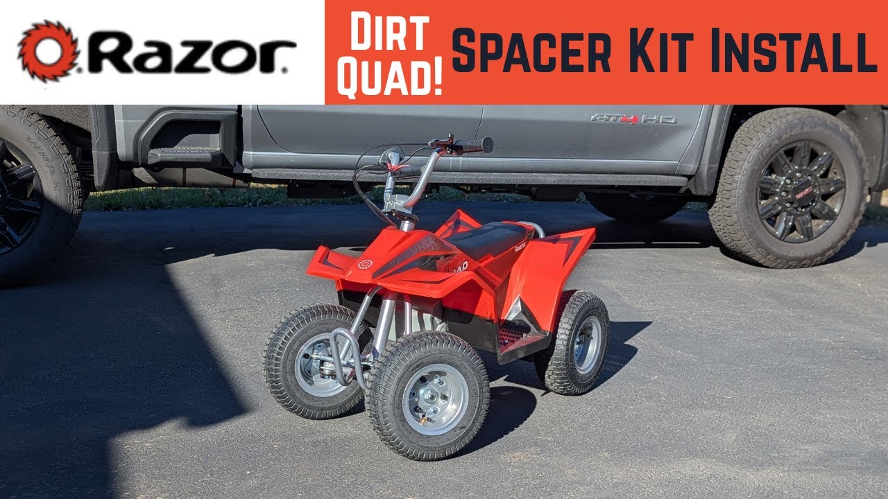 Razor Dirt Quad | Установка колёсных проставок | Необходимая стабильность