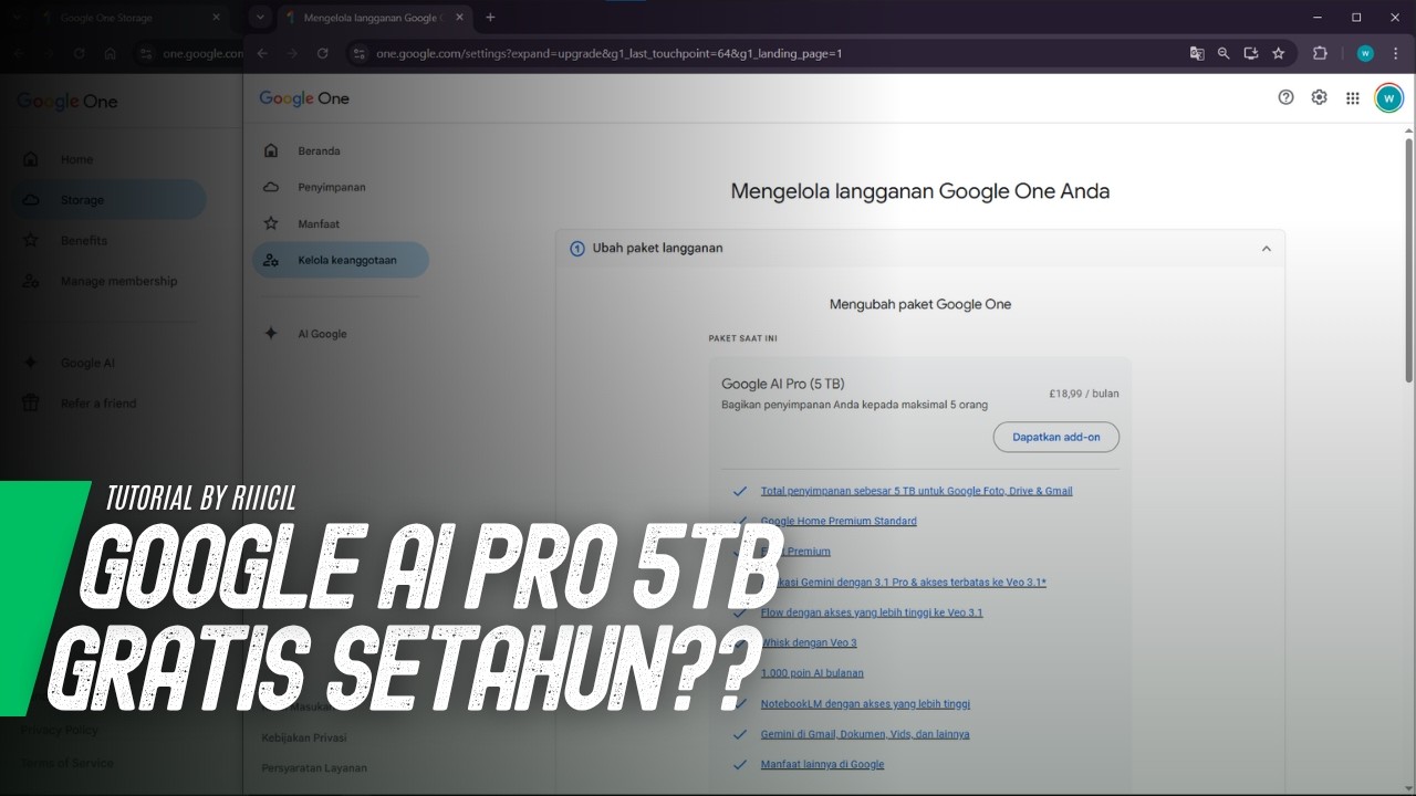1 YEAR, For Free Gemini PRO AI 5 TB [TUTORIAL]