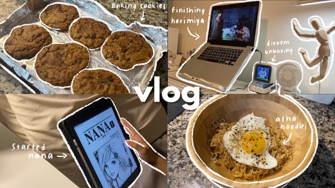 vlog ツ chill summer days, ikea shopping, reading manga, and baking cookies [vol. 4]