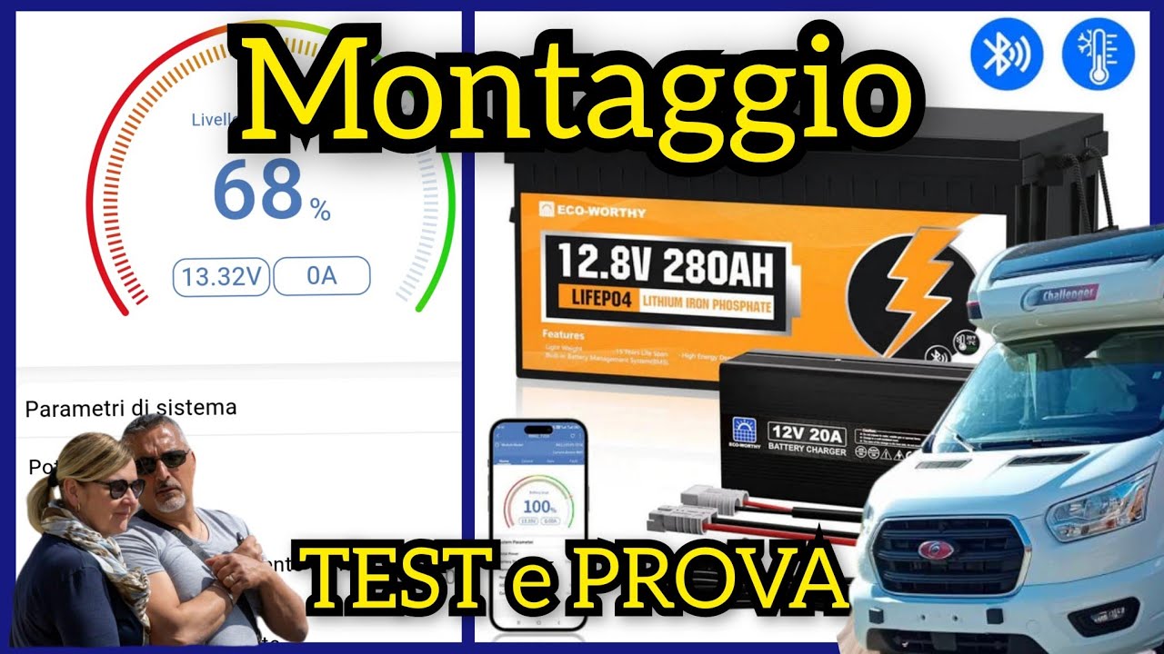 Batteria LITIO in Camper - Tanta AUTONOMIA a POCO Prezzo @ecoworthy_official 