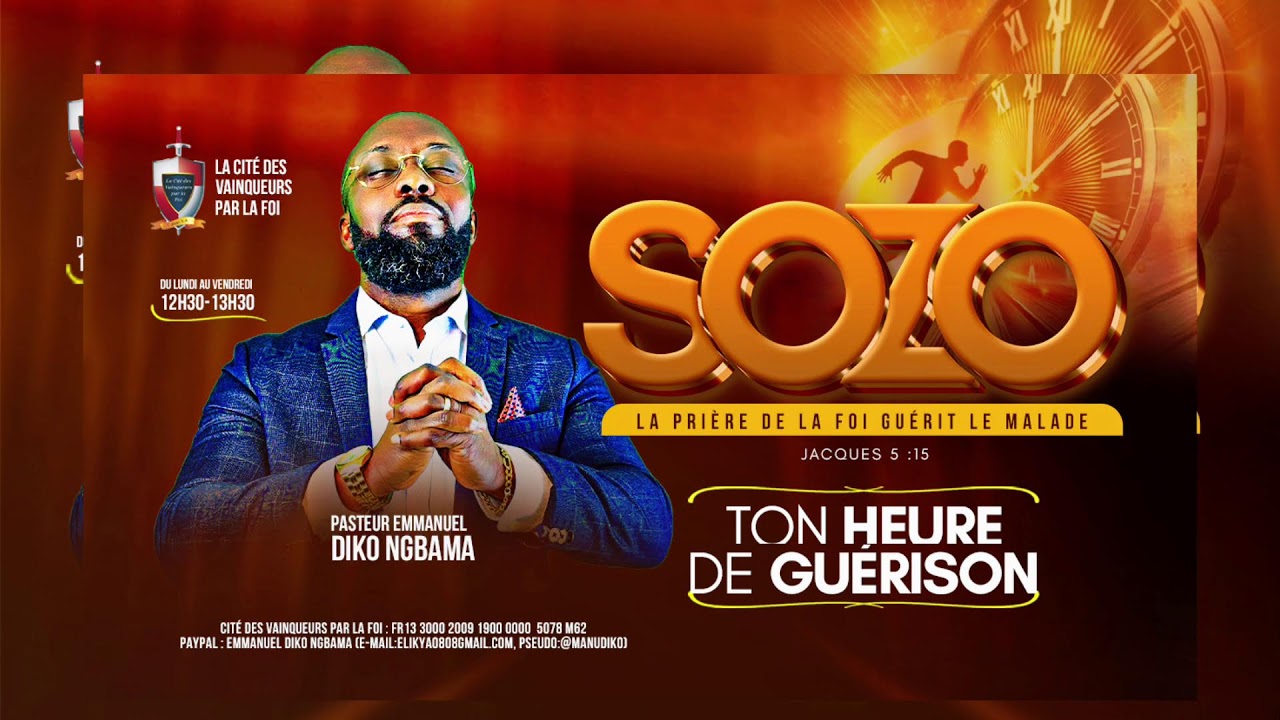 Pasteur Emmanuel Diko- SOZO- Portes de guérison