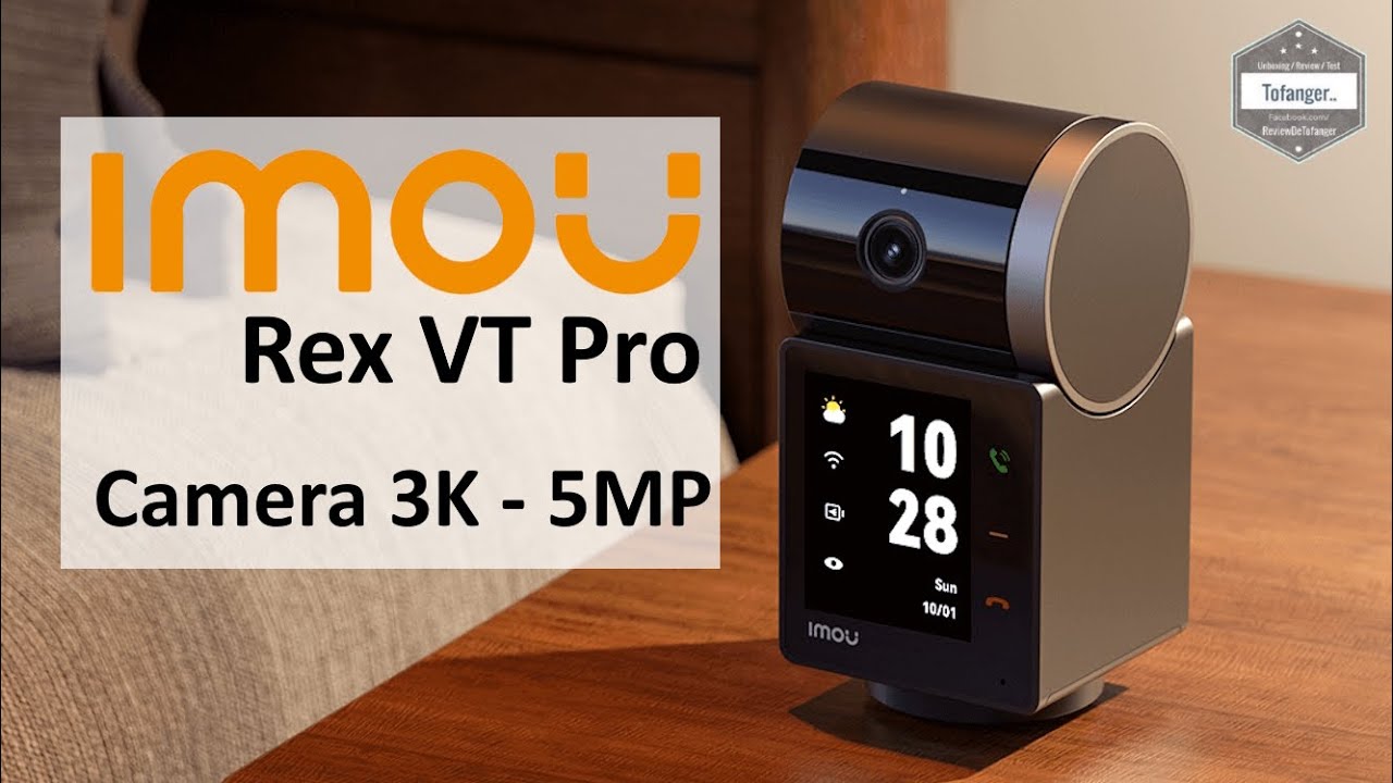 Imou Rex VT Pro — камера наблюдения 3K с экраном — приложение Imou Life — Android и iOS — распаковка