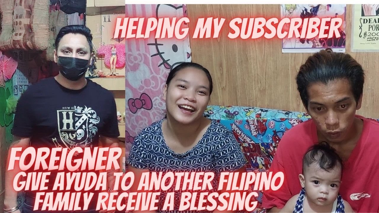 Foreigner Give Ayuda to Another Filipino Family Receive a Blessing | Philippines Travel