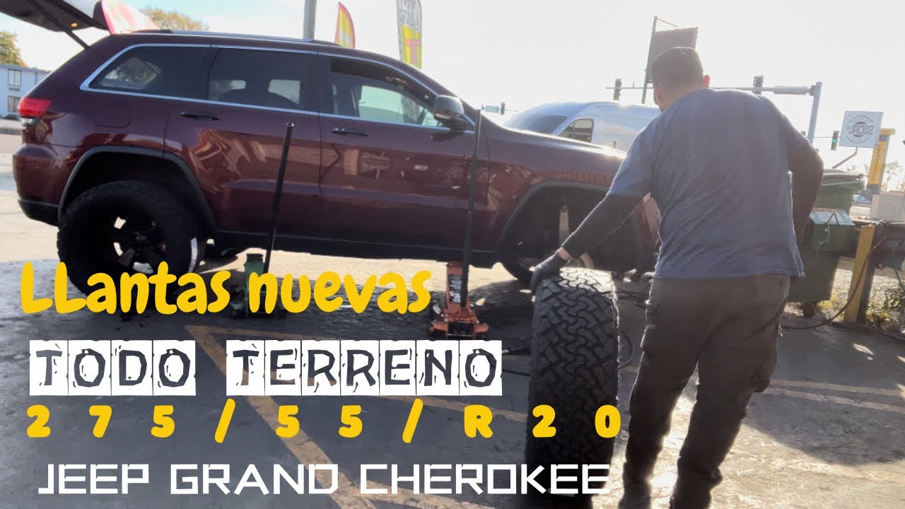 llantas nuevas Todo Terreno 275/55/R20 para La Jeep grand Cherokee 🛞💨