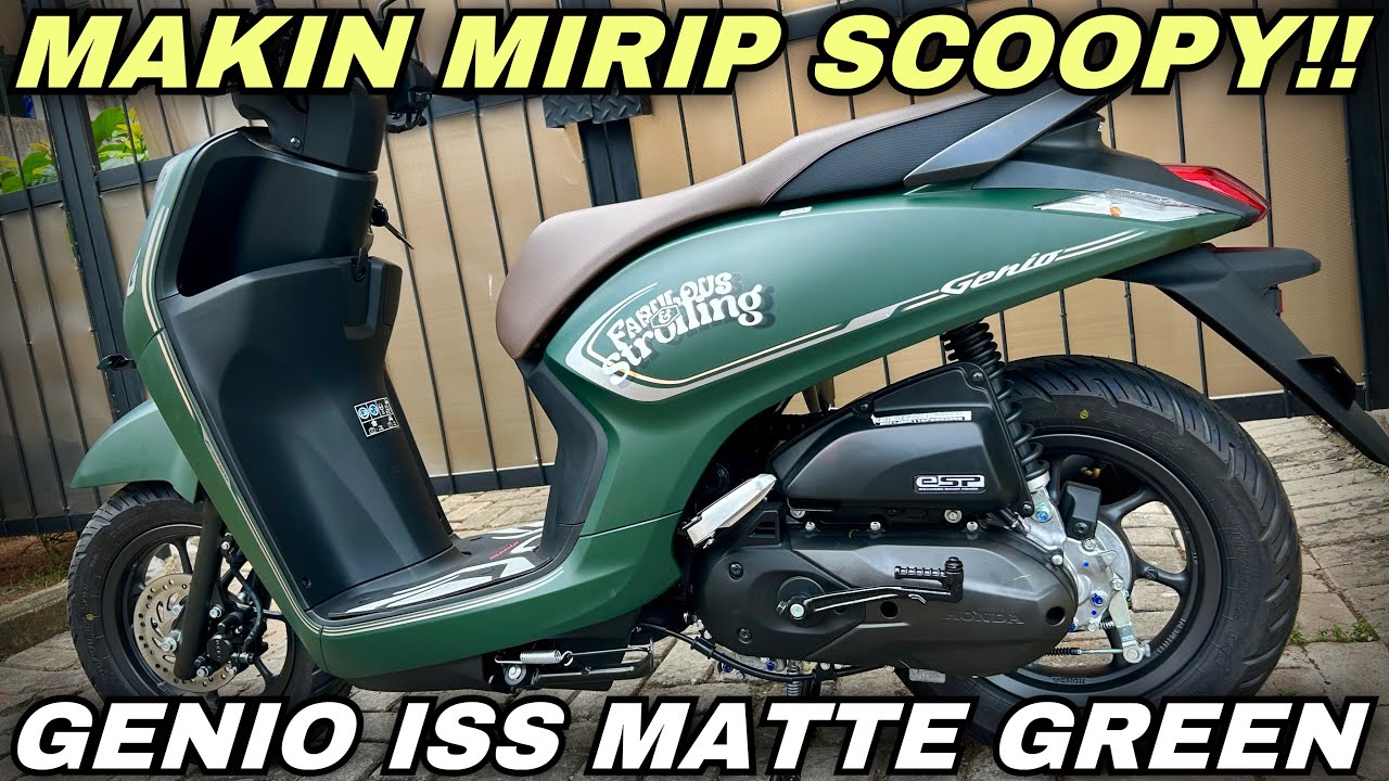 HONDA GENIO ISS 2023 MATTE GREEN