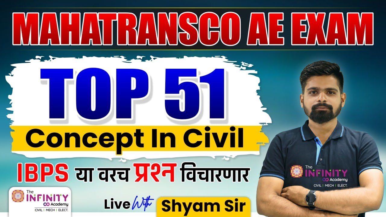 Mahatransco AE Exam | TOP 51 Concept | IBPS exam pattern #midc #mahatransco
