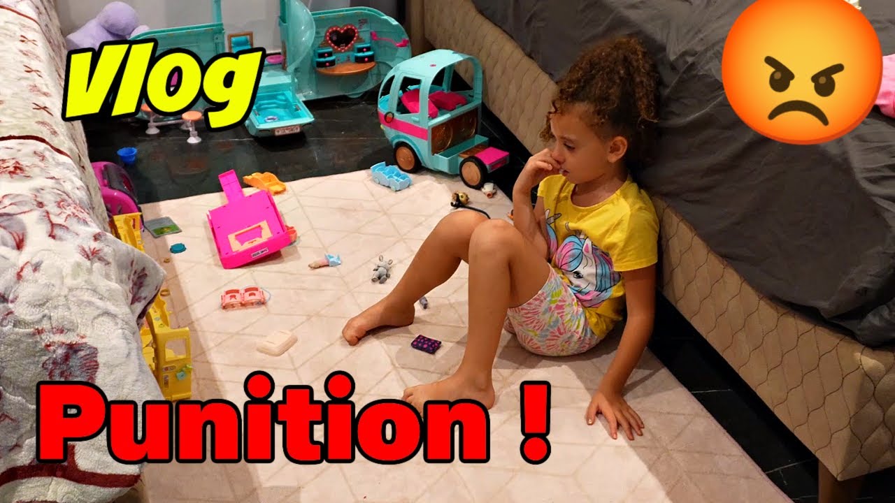 VLOG - Préparation des VACANCES ! LES FILLES  PUNIES ( pour de vrai) -E GÂTEAU de MAMAN